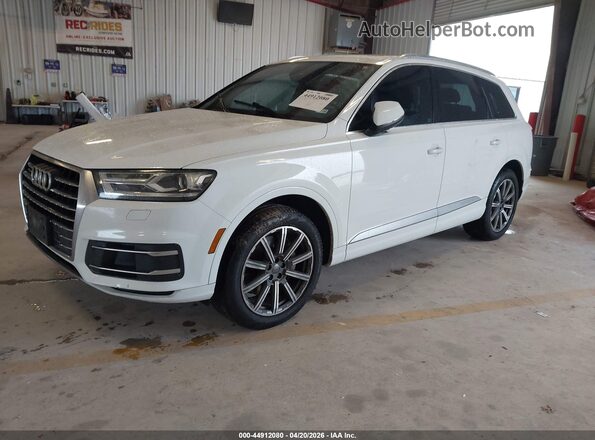 WA1LHAF7XJD020549 2018 AUDI Q7 Белый Передняя левая четверть