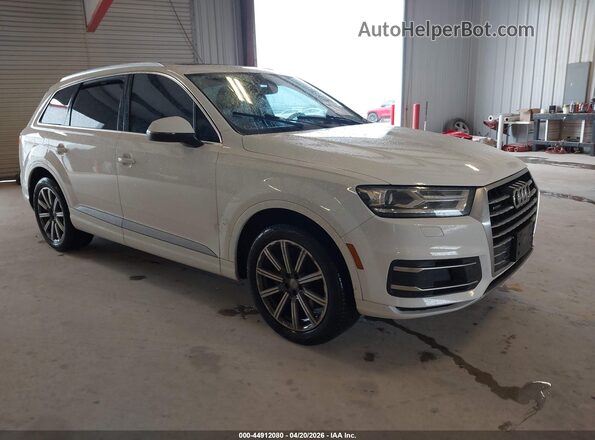WA1LHAF7XJD020549 2018 AUDI Q7 Белый Передняя правая четверть