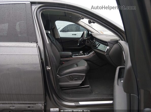 WA1LXAF75LD000277 2020 AUDI Q7 Black Widok wnętrza z przodu