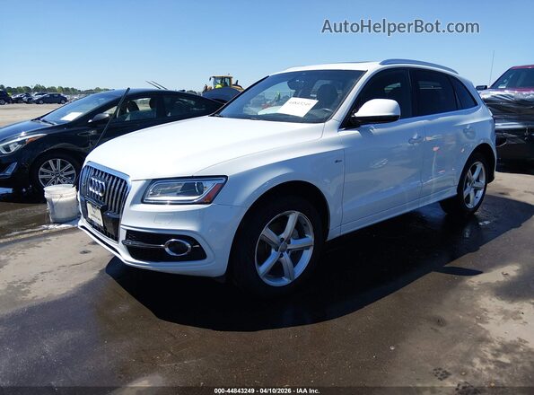 WA1M2AFP4HA090503 2017 AUDI Q5 White Առջևի ձախ երեք քառորդ տեսարան