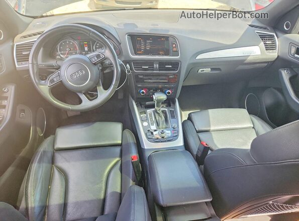 WA1M2AFPXHA030970 2017 AUDI Q5 Black Առջևի վահանակի տեսք