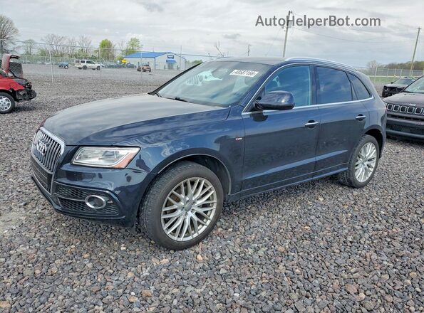 WA1M2AFPXHA054475 2017 AUDI Q5 Blue წინა მარცხენა ხედი სამი მეოთხედიდან