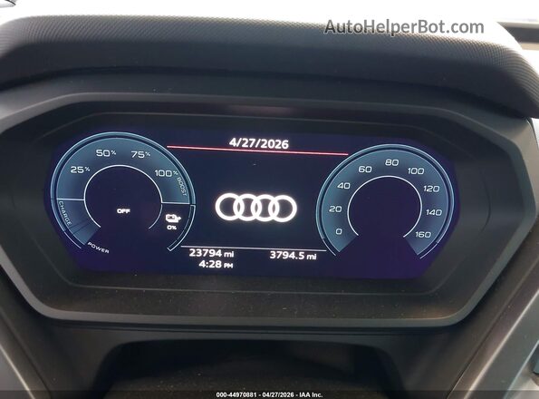 WA1M2BFZ9RP023059 2024 AUDI Q4 Blue Widok tylnych siedzeń