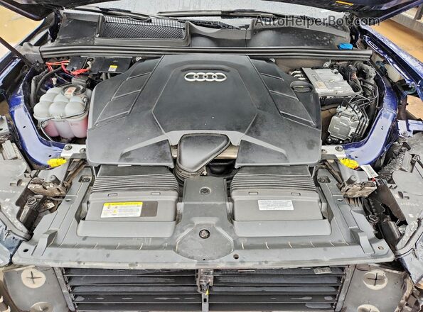 WA1MXBF71PD019845 2023 AUDI Q7 Синий Вид подкапотного пространства