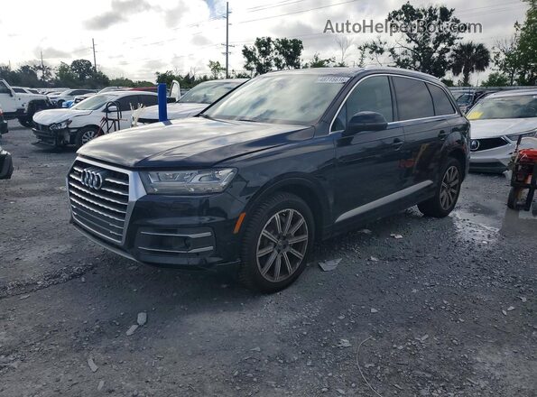 WA1VAAF74JD006921 2018 AUDI Q7 Синий Передняя левая четверть