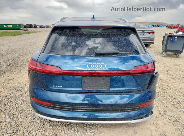 WA1VAAGE0KB021815 2019 AUDI E-TRON Blue უკანა ხედი
