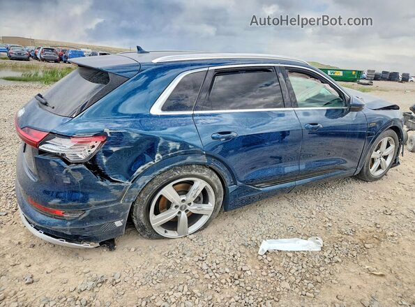 WA1VAAGE0KB021815 2019 AUDI E-TRON Blue უკანა მარჯვენა