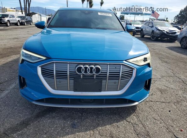 WA1VAAGE4KB012177 2019 AUDI E-TRON Blue Widok z przodu