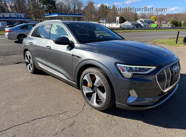 WA1VAAGE7KB006583 2019 AUDI E-TRON Черный Передняя правая четверть