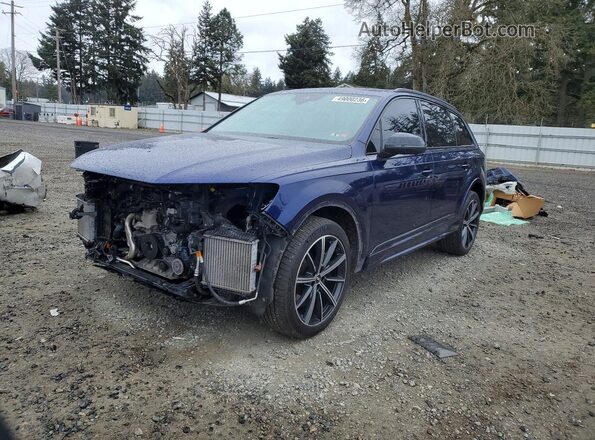 WA1VWAF71LD012387 2020 AUDI SQ7 Blue Передня ліва чверть