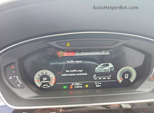 WAU8DAF81MN031385 2021 AUDI OTHER Черный Вид щитка приборов
