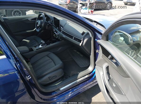 WAUABAF45MN013203 2021 AUDI OTHER Синий Вид салона спереди