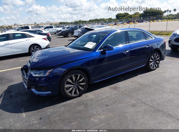 WAUABAF45MN013203 2021 AUDI OTHER Синий Передняя левая четверть