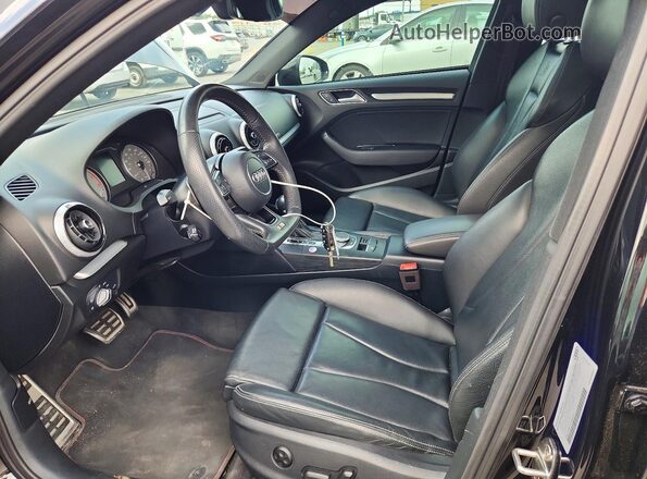 WAUB1GFF1K1028247 2019 AUDI S3 Черный Вид салона спереди