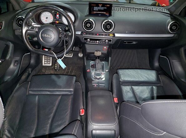 WAUB1GFFXG1052358 2016 AUDI S3 Красный Вид панели приборов