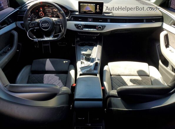 WAUB4AF44KA119676 2019 AUDI S4 Blue Вид панелі приладів