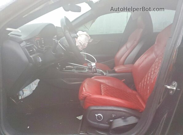 WAUB4AF44LA058282 2020 AUDI S4 Черный Вид салона спереди