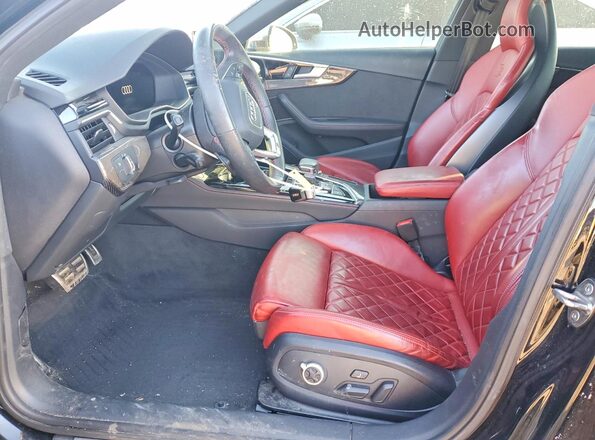 WAUB4AF45MA024675 2021 AUDI S4 Black Widok wnętrza z przodu