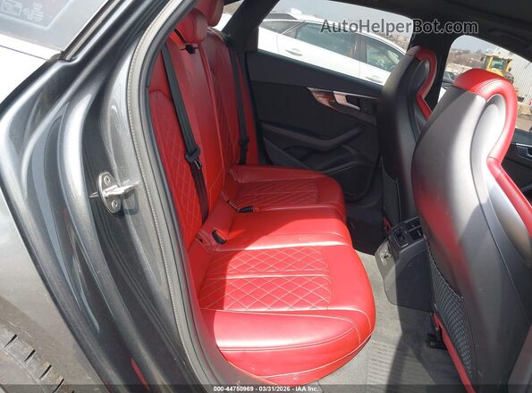 WAUB4AF46JA003782 2018 AUDI S4 Серый Вид наклейки с VIN-кодом