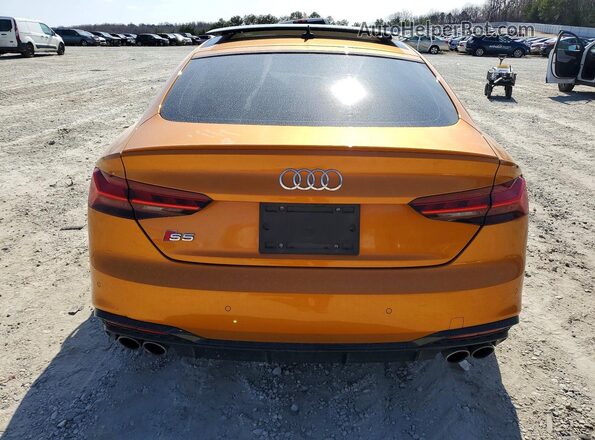 WAUB4CF54MA034229 2021 AUDI S5 Orange Vista trasera