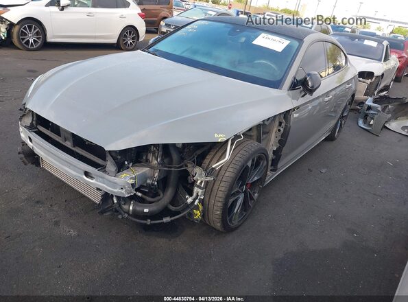 WAUB4CF55MA005449 2021 AUDI S5 Серый Передняя левая четверть