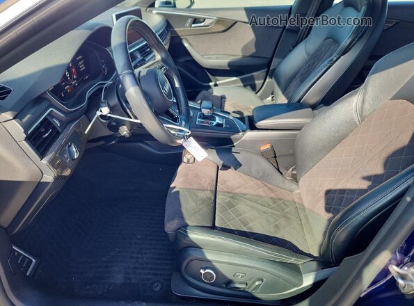 WAUB4CF5XJA028348 2018 AUDI S5 Blue Widok wnętrza z przodu