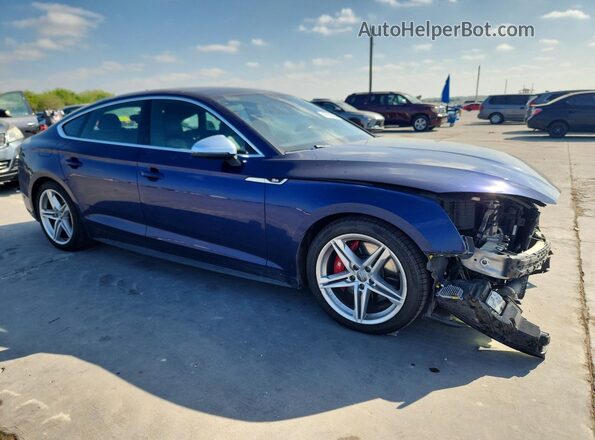 WAUB4CF5XJA028348 2018 AUDI S5 Blue Przód prawy