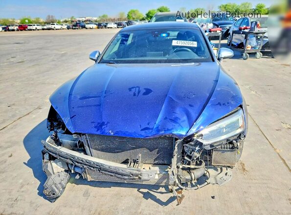 WAUB4CF5XJA028348 2018 AUDI S5 Blue Widok z przodu