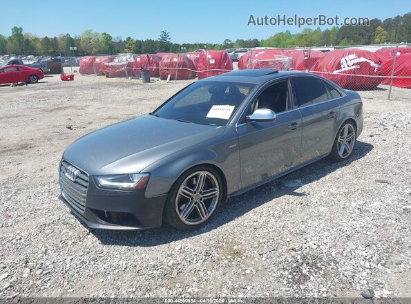 WAUBGAFL0GA011027 2016 AUDI S4 Silver Передня ліва чверть
