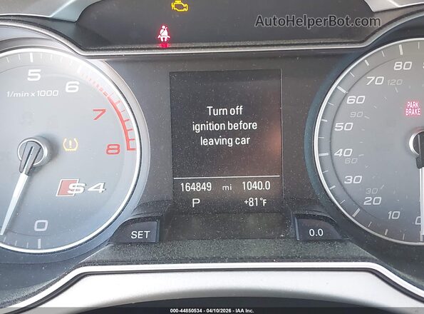 WAUBGAFL0GA011027 2016 AUDI S4 Silver 