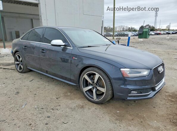 WAUBGAFL2GA003138 2016 AUDI S4 Blue Delantero derecho