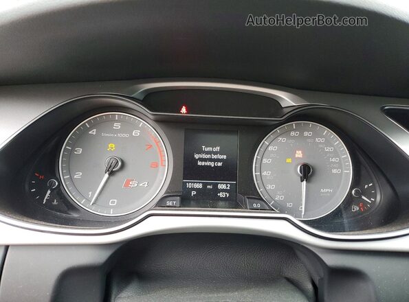WAUBGAFL2GA003138 2016 AUDI S4 Blue Vista del cuadro de instrumentos