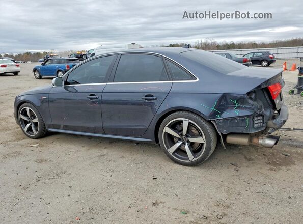 WAUBGAFL2GA003138 2016 AUDI S4 Blue Trasero izquierdo