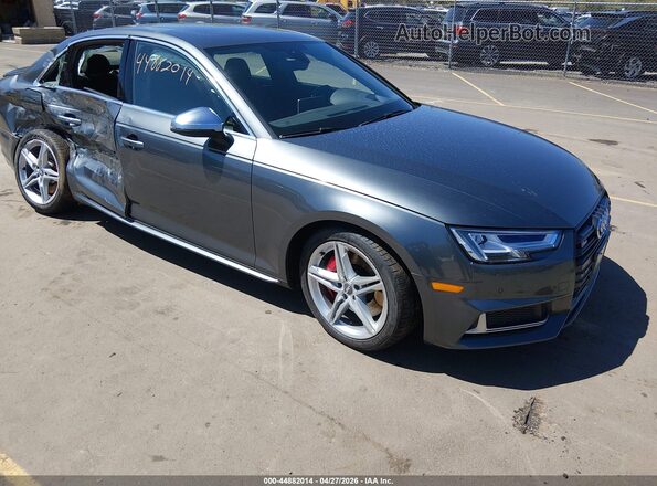 WAUC4AF42JA234635 2018 AUDI S4 Серый Передняя правая четверть