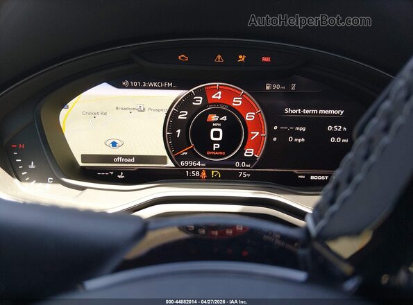 WAUC4AF42JA234635 2018 AUDI S4 Серый Вид задних сидений