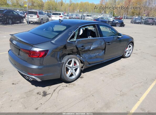 WAUC4AF42JA234635 2018 AUDI S4 Серый Задняя правая четверть