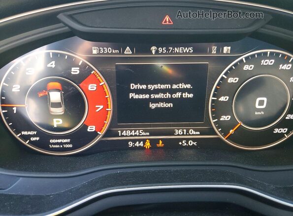 WAUC4AF45KA081816 2019 AUDI S4 Белый Вид щитка приборов