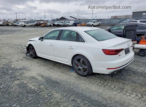 WAUC4AF45KA081816 2019 AUDI S4 Белый Задняя левая четверть