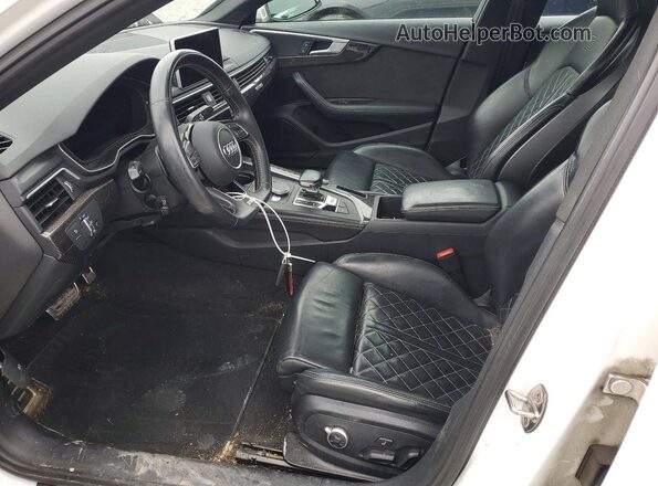 WAUC4AF45KA081816 2019 AUDI S4 Белый Вид салона спереди
