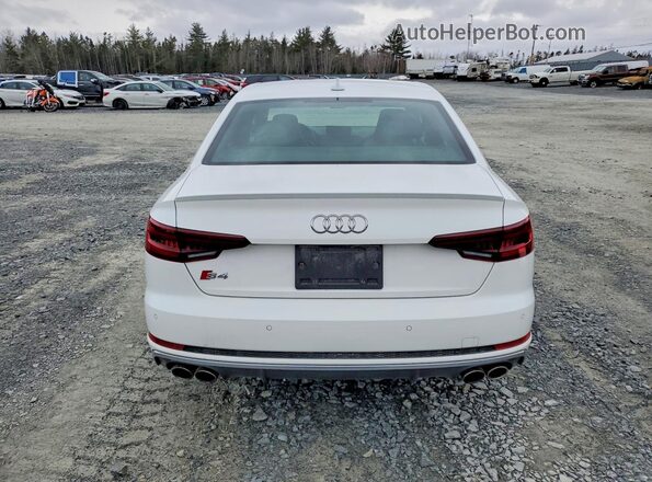 WAUC4AF45KA081816 2019 AUDI S4 Белый Вид сзади