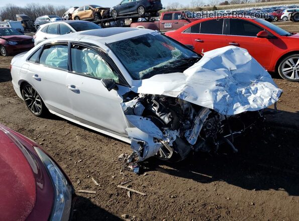 WAUC4AF45NA047122 2022 AUDI S4 Белый Передняя правая четверть