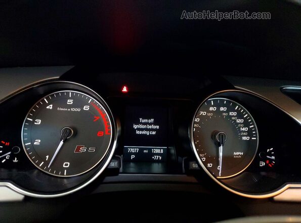 WAUC4AFR6GA020591 2016 AUDI S5 Blue Vista del cuadro de instrumentos