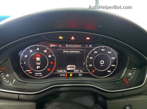 WAUENAF45HN022143 2017 AUDI OTHER Серебряный Вид щитка приборов