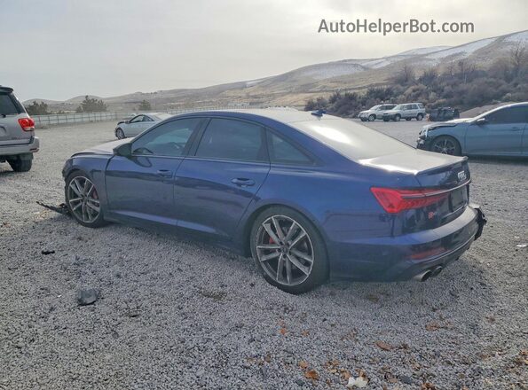 WAUFFAF20LN038761 2020 AUDI S6 Blue Задня ліва чверть