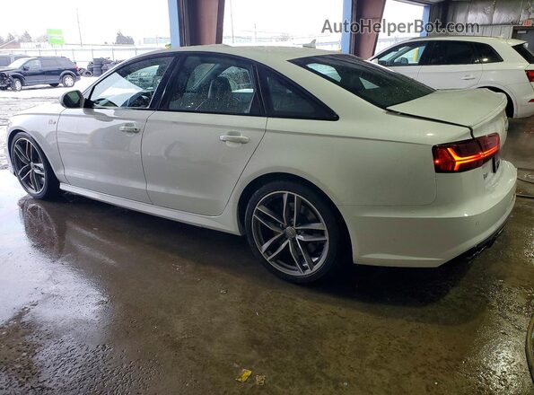 WAUFFAFC0JN043027 2018 AUDI S6 Белый Задняя левая четверть