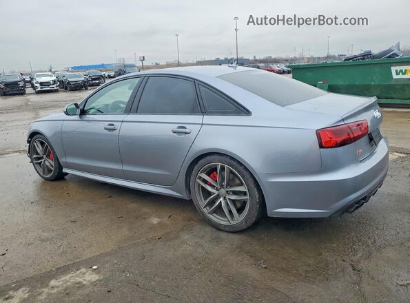 WAUFFAFC9HN128166 2017 AUDI S6 Серебряный Задняя левая четверть