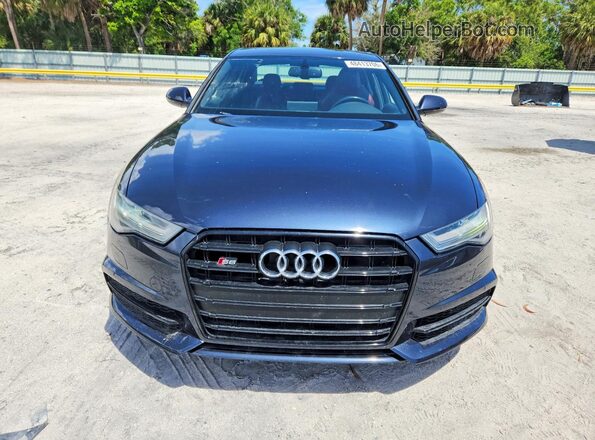 WAUFFBFC7JN072501 2018 AUDI S6 Blue Вид спереду