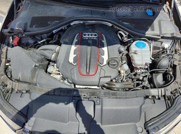 WAUFFBFC7JN072501 2018 AUDI S6 Blue Вид задньої частини салону