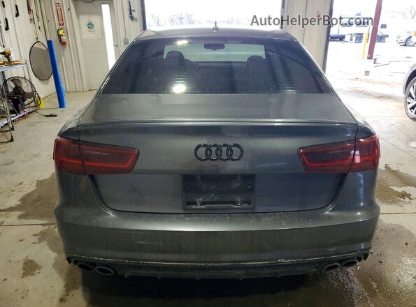 WAUFFBFC8JN054802 2018 AUDI S6 Charcoal Вид ззаду