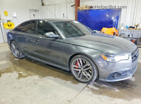 WAUFFBFC8JN054802 2018 AUDI S6 Charcoal Передня права чверть